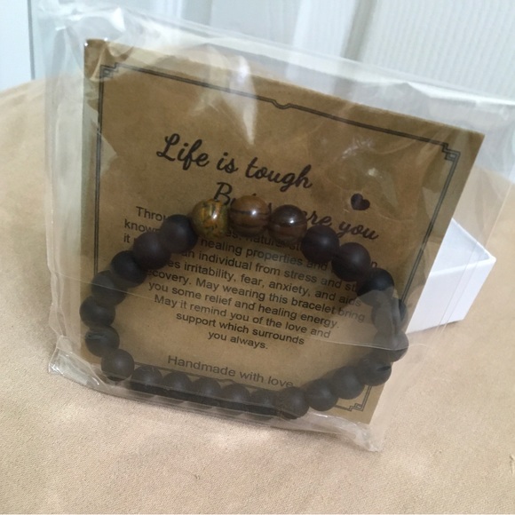 “Life is tough but so are you” Inspirational Bracelet - Picture 3 of 3